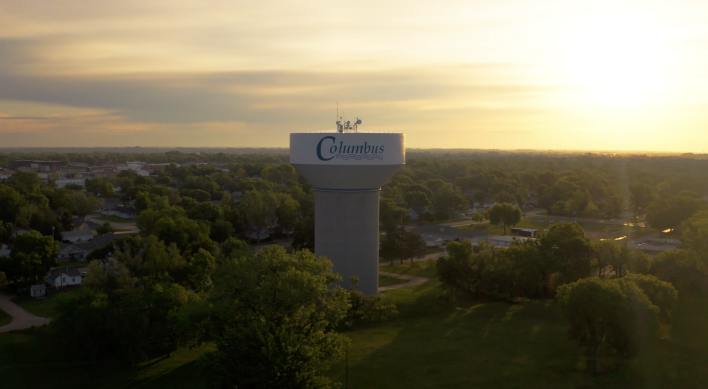 columbus water tower